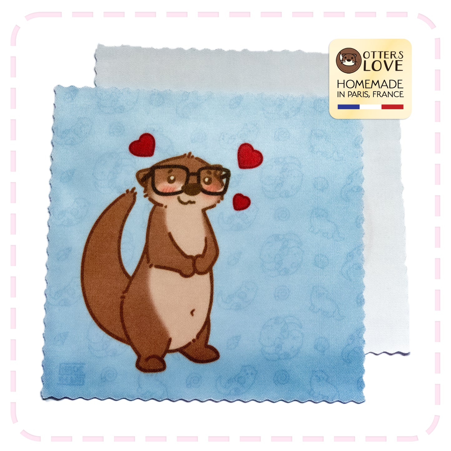 Otter nerd Microfiber cloth