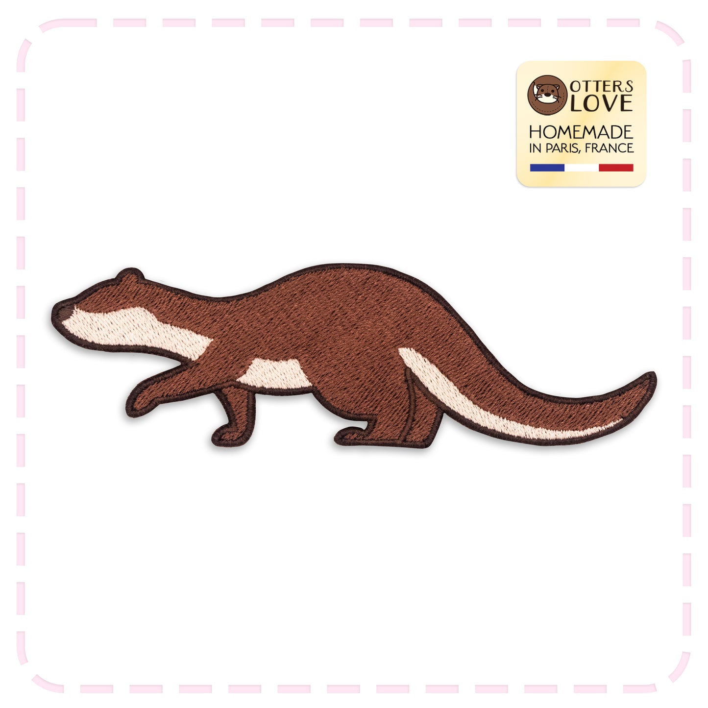 Iron-on Patch : Otter [LAST ITEMS - DISCONTINUED]